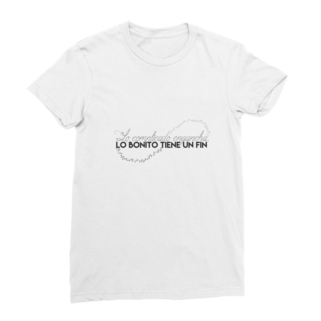 Camiseta Clásica Mujer "Lo Complicado"