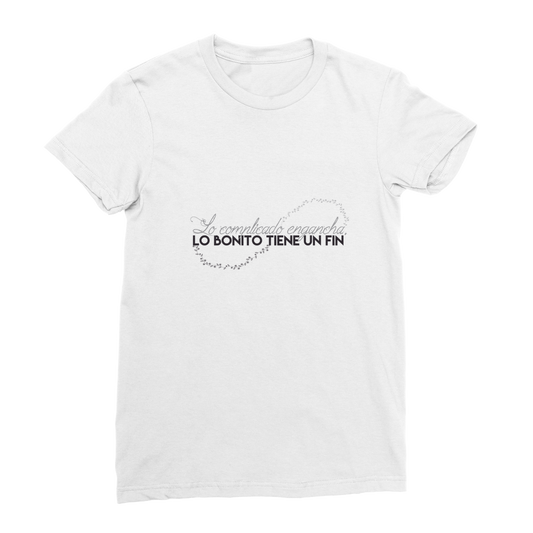 Camiseta Clásica Mujer "Lo Complicado"